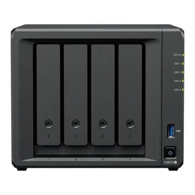 Synology DS925+ Servidor NAS 4 Bahías RAID JBOD 0,1,5,6,10 - 4GB RAM