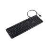 TooQ Teclado USB Estándar 104 Teclas Negro