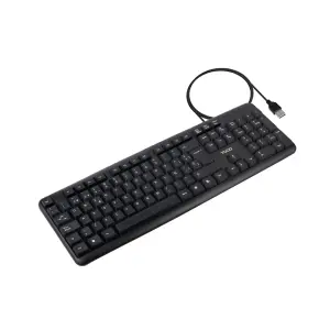 TooQ Teclado USB Estándar 104 Teclas Negro