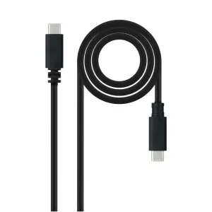 Nanocable Cable USB 2.0 3A Tipo USB-C a USB-C 1.5m Negro