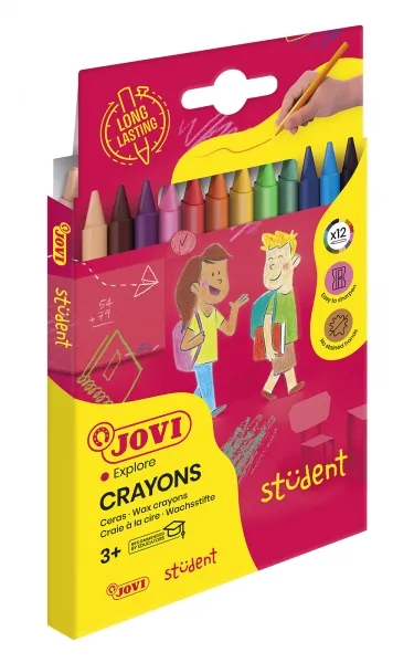 Jovi Ceras Plasticolor 117mm Colores Surtidos Estuche 12 Unidades