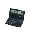 Casio SL-210TE Calculadora de Bolsillo 10 Dígitos Plegable Pantalla Grande Solar y Pila Gris Oscuro
