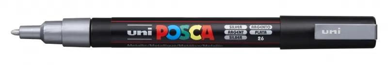 Posca Marcador PC-3M Punta Cónica 0,9 - 1,3 mm Plata
