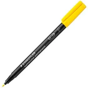 Staedtler Rotulador Permanente Lumocolor 318 F Amarillo