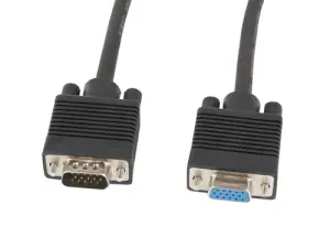 Lanberg Cable VGA 1,8 m D-Sub Negro