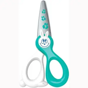 Maped Tijeras Kidikut 12cm Simétricas Cuchillas Fibra Vidrio Azul/Blanco