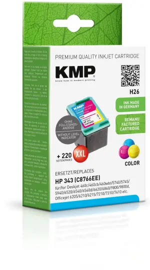 HP Tinta KMP 3 Colores C M Y para DeskJet y OfficeJet Series