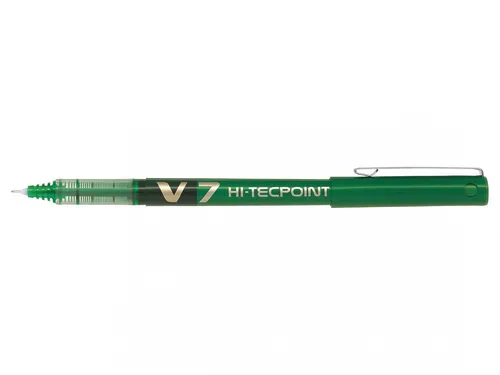 Pilot V-7 Hi-Tecpoint Roller Tinta Líquida Verde