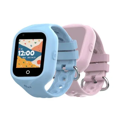 Celly Smartwatch Kids 4G con 2 Correas Azul y Rosa