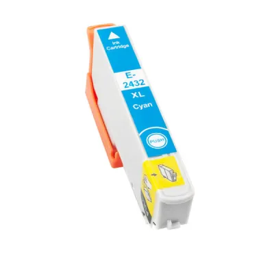 Epson T2432/T2422 (24XL) Cartucho de Tinta Genérico Cyan Reemplazo C13T24324012/C13T24224012