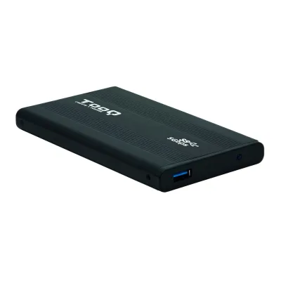 Caja Externa 2.5" Usb 3.0 Tooq Tqe-2524B Para Hd De Hasta 9,5 Sata Usb 3.0/3.1 Gen1 Negra