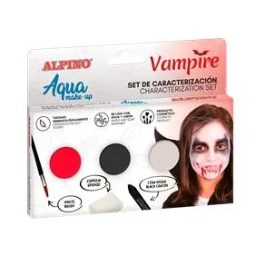 Alpino Maquillaje Al Agua Set De Caracterización Vampiro