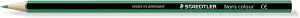 Staedtler Noris Colour 185 Lápiz Hexagonal Verde Wopex Resistente a la Rotura