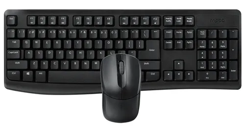 Teclado Y Mouse Rapoo Wireless X1800 Pro - 2,4Ghz, 1000 Dpi