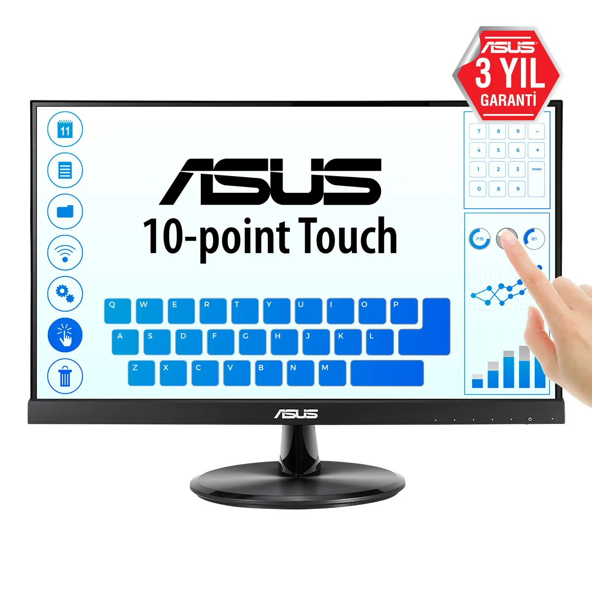 Asus VT229H Monitor 21.5" Táctil FHD VGA HDMI USB