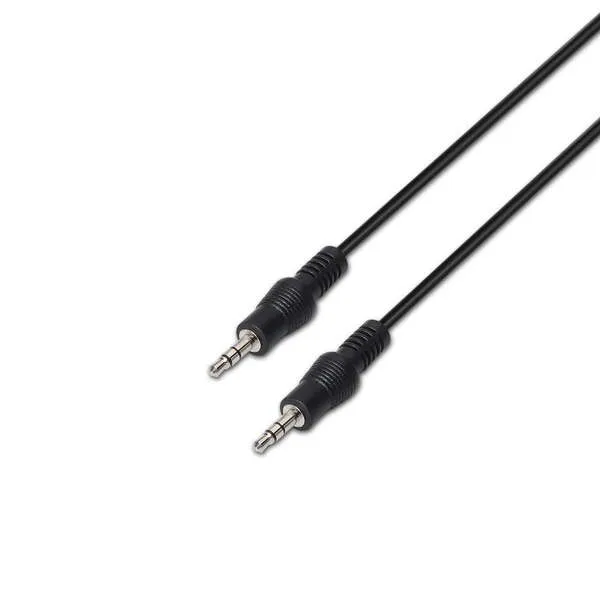 Aisens Cable Audio Estéreo JACK 3.5/M - JACK 3.5/M - 10m - Negro