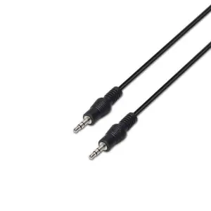 Aisens Cable Audio Estéreo JACK 3.5/M - JACK 3.5/M - 10m - Negro
