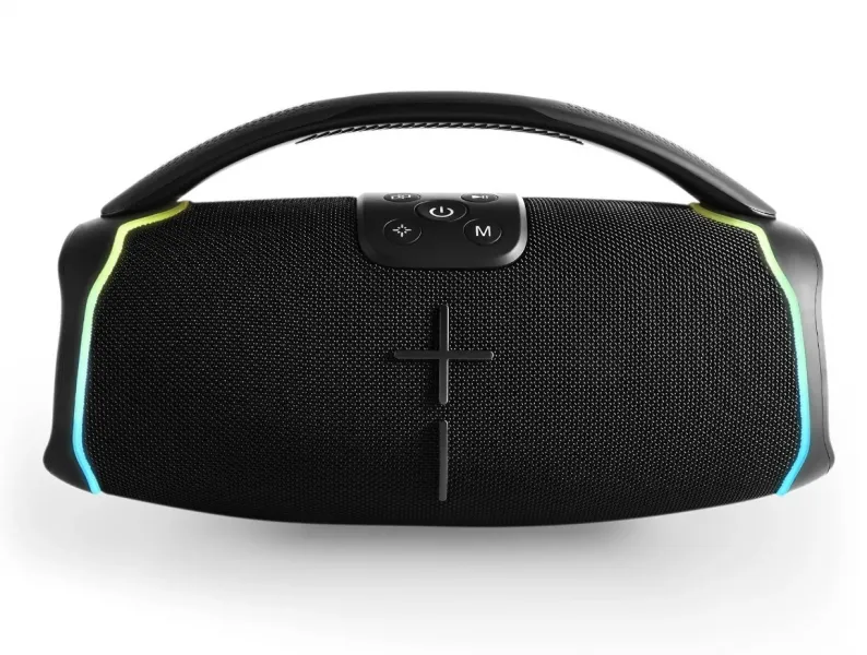 Energy Sistem HyperBeat Altavoz 80W Bluetooth 5.3 True Wireless Resistente al Agua Luces LED Negro