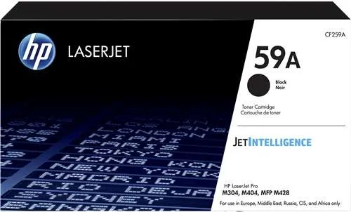HP Tóner Negro LaserJet Nº 59A para M304, M404, MFP-M428 y MFP-M430F