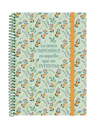 Finocam Agenda Imposible Anual 2027 Semana Vista Horizontal E10 155x212mm Espiral