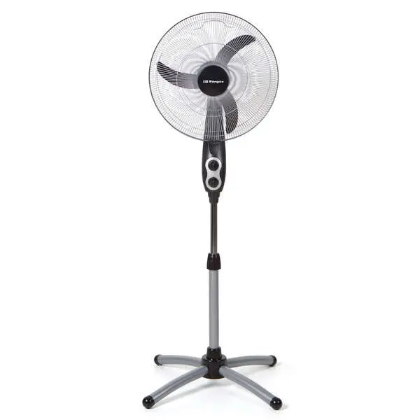 Orbegozo SF 0156 Ventilador de Pie Potente con Oscilación Oval y Altura Ajustable