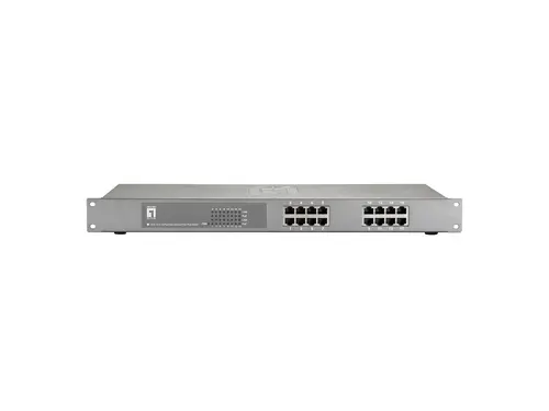 Switch No Gestionable Level One Fep-1612W380 16P 16Xpoe 100Mb 380W Carcasa Metalica
