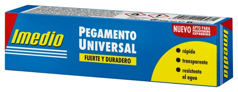 Imedio Pegamento Universal 35Ml - Transparente - Secado Rapido