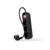 Nanocable Regleta 3 Tomas con Interruptor Negro