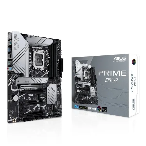 Asus Prime Z790-P Placa Base Intel 1700 - Hdmi, Displayport, Pcie 3.0, 4.0 Y 5.0 M2, 4X Sata Iii, Usb 2.0, 3.2, Usb-C, Rj-45