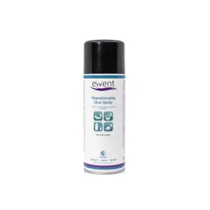 Ewent Spray De Pegamento Reposicionable 395gr Secado Rápido Color Transparente