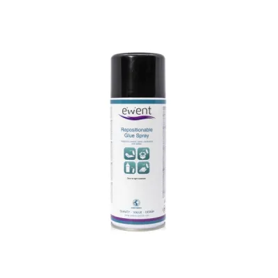 Ewent Spray De Pegamento Reposicionable 395gr Secado Rápido Color Transparente
