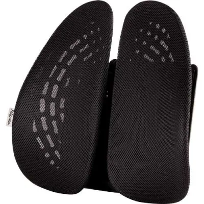 Fellowes Back Angel Respaldo Ergonomico Ajustable en 7 Alturas Color Negro
