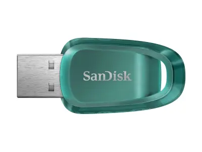 SanDisk Cruzer Ultra Eco Memoria USB 3.2 64GB Hasta 100MB/s Verde