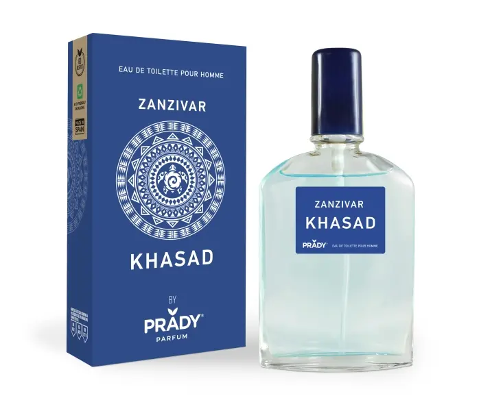 Prady Colonia Khasad Zanzibar para Hombre - 90 ml Spray Pulverizador