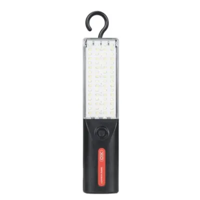 XO YH17 Linterna LED Solar con Imán y Gancho - Color Negro