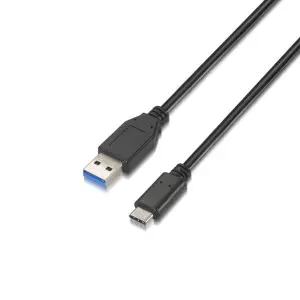 Aisens Cable USB 3.1 Gen2 10Gbps 3A Tipo USB-C/M - A/M Negro 1.0M