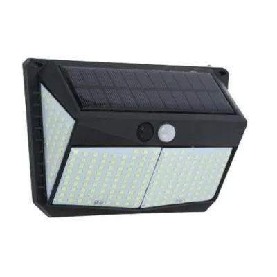 Elbat Aplique Solar 3 Caras 250LM Luz Fría 6500K Sensor de Movimiento Batería 1200mAh