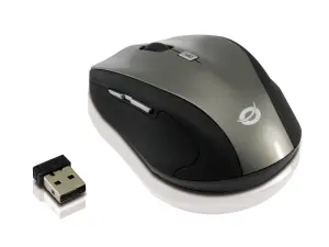 Mouse Conceptronic Wireless 5BTRVWL Óptico 2.4GHz - Diseño Travel