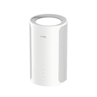 Cudy Router Ax3000 Wifi 6 5G Nr - 3 Puertos - Velocidad Hasta 1000Mbps - 1 Ranura Nano Sim - Antenas Internas - 1 Ranura Nano Sim - Color Blanco