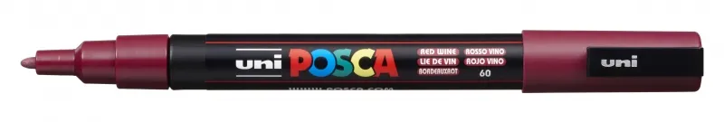 Posca Marcador PC-3M Punta Cónica 0,9 - 1,3 mm Rojo Vino
