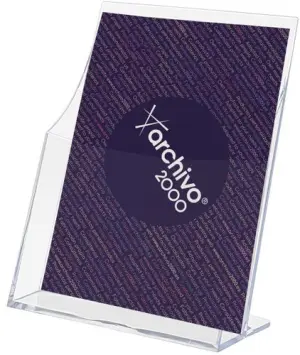 ARCHIVO 2000 PORTAFOLLETOS SOBREMESA ARCHIVO 2000 "PREMIUM" ESPESOR 3 MM DIN A5 VERTICAL 95X160X210 MM