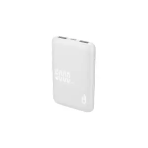 Blackbyte Batería Lipo Externa 5000mAh Powerbank 20W Power Delivery Carga Rápida 22.5W Blanco