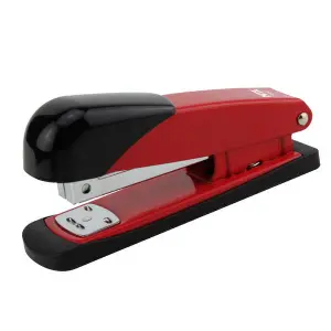 Dohe Grapadora De Sobremesa Metálica Hasta 20 Hojas Color Negro/Rojo