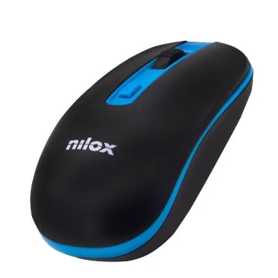 Nilox Ratón Inalámbrico 1600 PPP Negro/Azul