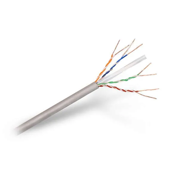 Aisens Cable De Red Rj45 Cat.6 Utp Rigido Awg24 - Bobina De 100M 100% Cobre Para La Instalacion - Color Gris