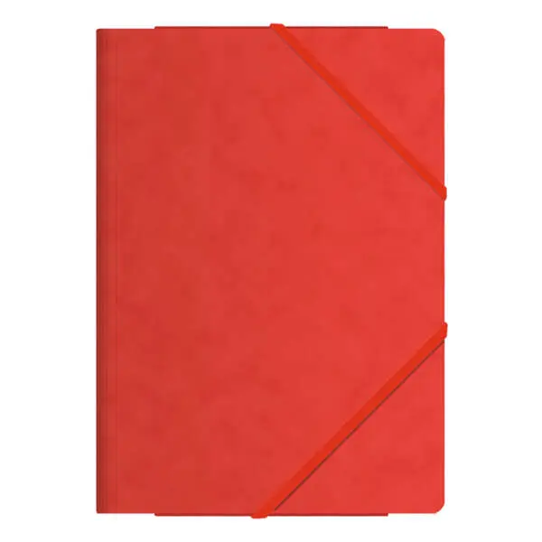 Dohe Carpeta de Gomas con Tres Solapas Tamaño Folio Plastificada en Cartulina de Calidad