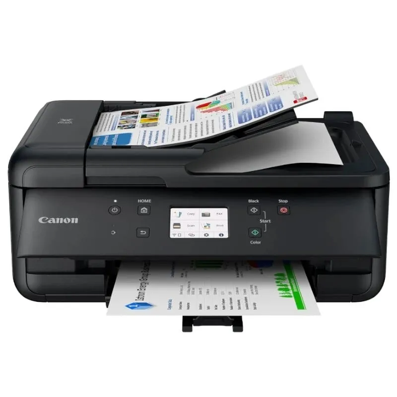 Canon Pixma TR7650 Impresora Multifunción Color Duplex WiFi Fax 15ppm ADF 20 Hojas