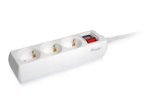 EQUIP Regleta de Alimentación 3 Tomas con Cable de Red 1.5 Metros