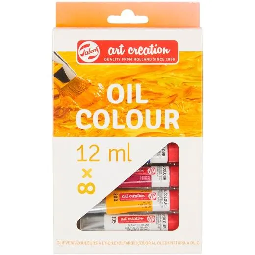 Talens Art Creation Set Óleo Tubo 12Ml Surtido Estuche 8 Ud