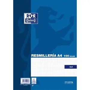 Oxford Classic Paquete de 100 Hojas A4 Cuadricula 4x4